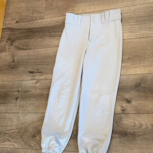 Men's White Baseball Pants